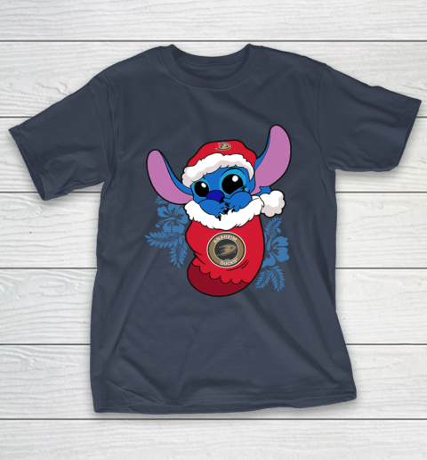 Anaheim Ducks Christmas Stitch In The Sock Funny Disney NHL T-Shirt 5