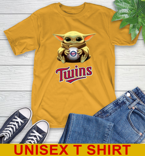 MLB Baseball Minnesota Twins Star Wars Baby Yoda Shirt 3