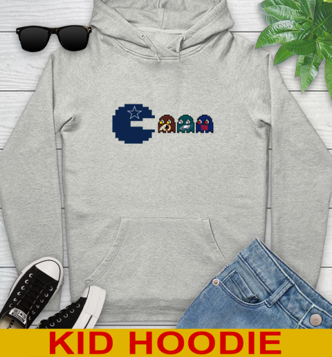 Dallas Cowboy NFL Football Pac Man Champion Youth Hoodie