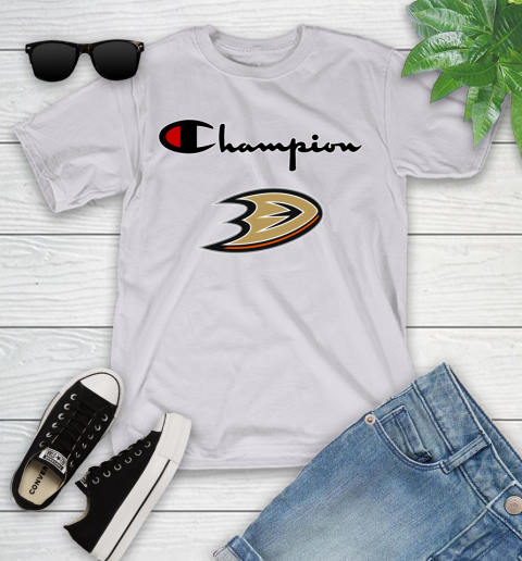 NHL Hockey Anaheim Ducks Champion Shirt Youth T-Shirt 2