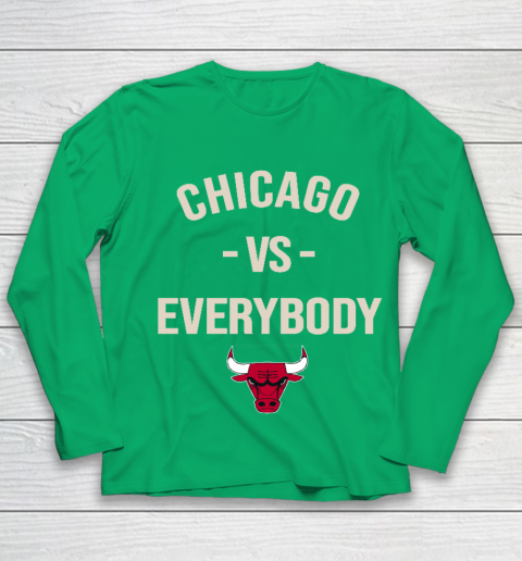 Chicago Bulls Vs Everybody Youth Long Sleeve 4