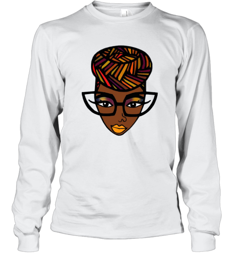 Natural hair T shirt and gift for Black women and Afro girl ANZ Long Sleeve T-Shirt