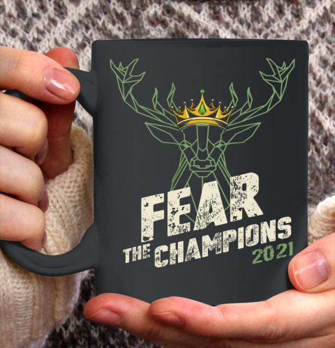 Fear Deer Buck The Champions 2021 Ceramic Mug 11oz