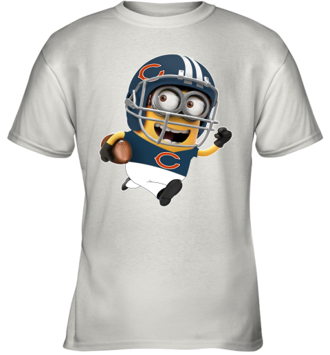 NFL Team Apparel Youth Chicago Bears Run Back White T-Shirt