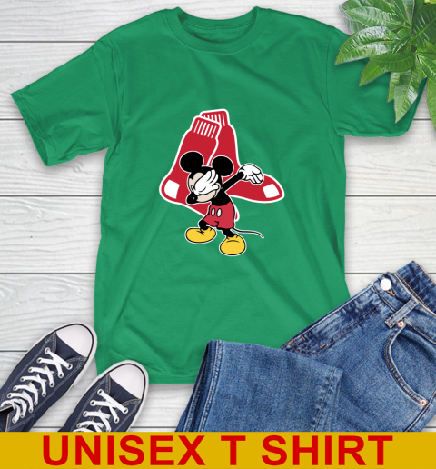 Boston Red Sox MLB Baseball Dabbing Mickey Disney Sports T-Shirt 7