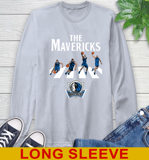 NBA Basketball Dallas Mavericks The Beatles Rock Band Shirt Long Sleeve T-Shirt 6