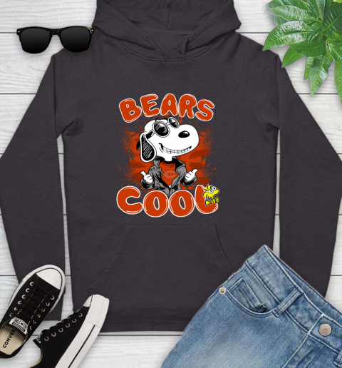 NFL Football Chicago Bears Cool Snoopy Shirt Youth Hoodie 6
