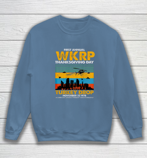 Wkrp Turkey Drop Shirt Turkey Drop T Shirt Turkey Drop Retro Sweatshirt 6