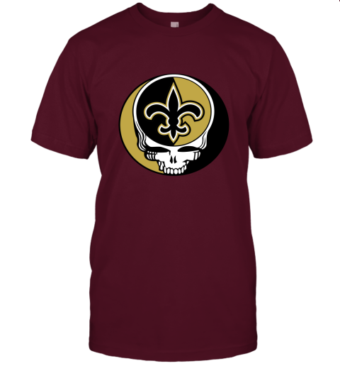 NFL Team New Orleans Saints x Grateful Dead Unisex Jersey Tee