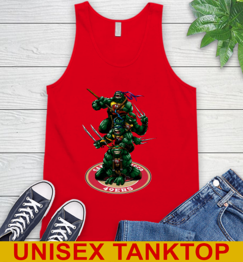 NFL Football San Francisco 49ers Teenage Mutant Ninja Turtles Shirt Tank Top 6