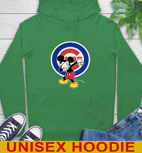 Chicago Cubs MLB Baseball Dabbing Mickey Disney Sports Hoodie 8