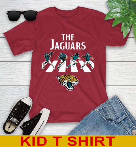 NFL Football Jacksonville Jaguars The Beatles Rock Band Shirt Youth T-Shirt 12