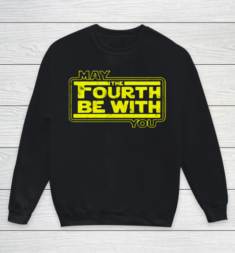 Star Wars Shirt May The 4th Be With U You  Fourth  Funny Movie Youth Sweatshirt
