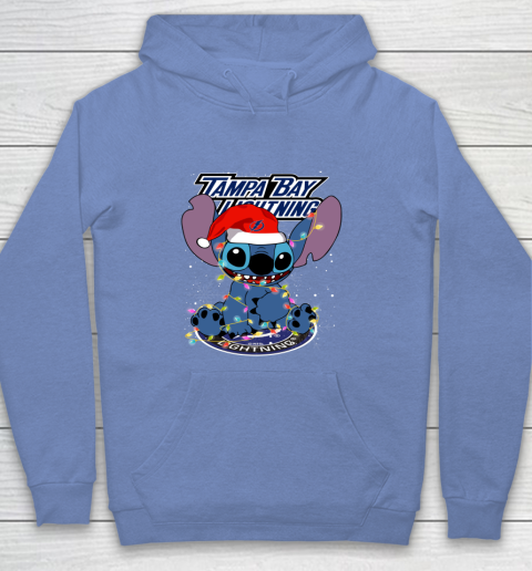 Tampa Bay Lightning NHL Hockey noel stitch Christmas Youth Hoodie 7