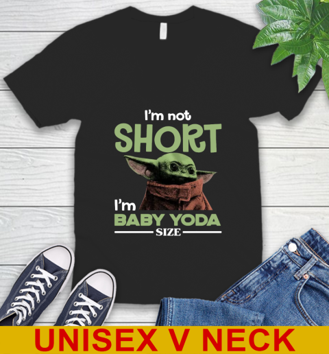 I'm Not Short I'm Baby Yoda Size Funny Star Wars Shirts 47