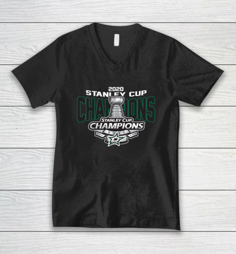 2020 Stanley Cup Champions NHL Dallas Stars V-Neck T-Shirt