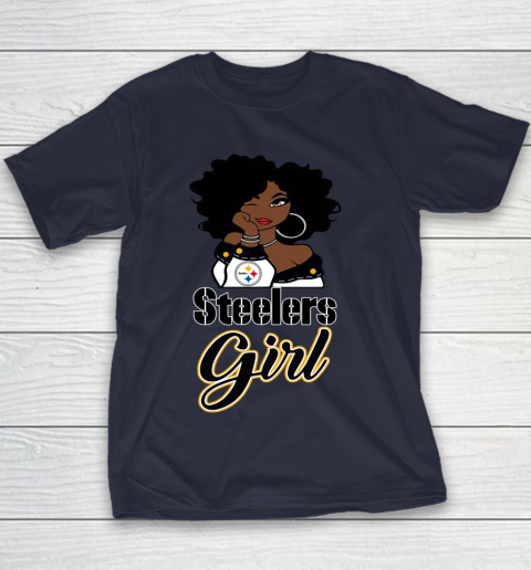 Pittsburgh Steelers Girl NFL Youth T-Shirt 4