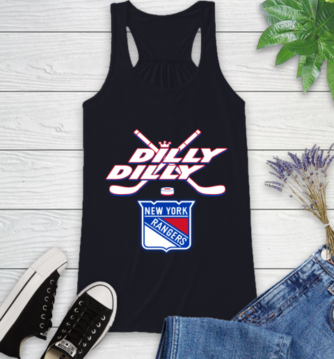 NHL New York Rangers Dilly Dilly Hockey Sports Racerback Tank 10