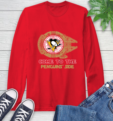 NHL Come To The Pittsburgh Penguins Wars Hockey Sports Long Sleeve T-Shirt 11