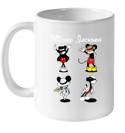 jqze mickey jackson four style dance micheal jackson ceramic mug 110 56 front white