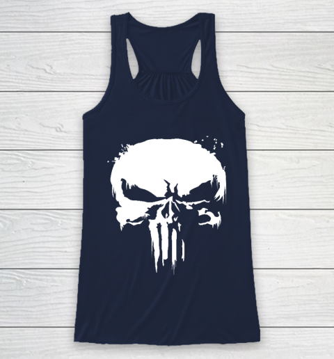 The Punisher Jon Bernthal Frank Castle Punisher Black Essential Racerback Tank 8