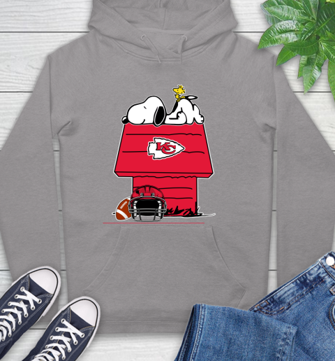 Kansas City Chiefs NFL Football Snoopy Woodstock The Peanuts Movie Hoodie 6