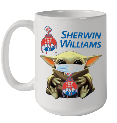 Star Wars Baby Yoda Hug Sherwin Williams Covid 19 Ceramic Mug 15oz