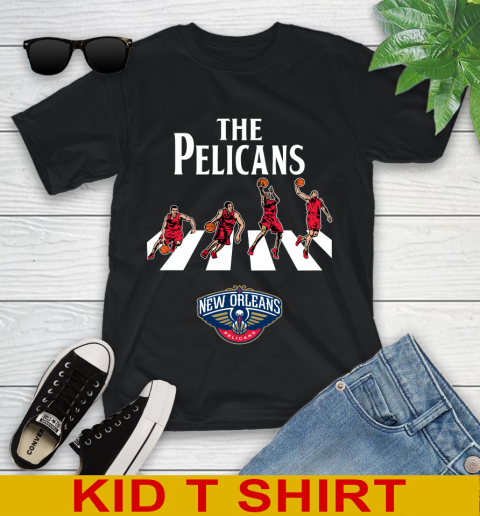 NBA Basketball New Orleans Pelicans The Beatles Rock Band Shirt Youth T-Shirt