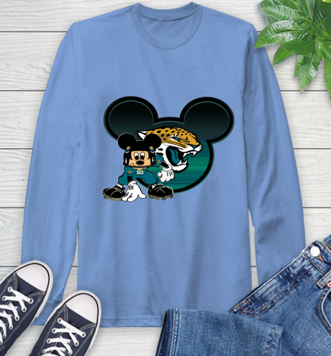 NFL Jacksonville Jaguars Mickey Mouse Disney Football T Shirt Long Sleeve T-Shirt 11