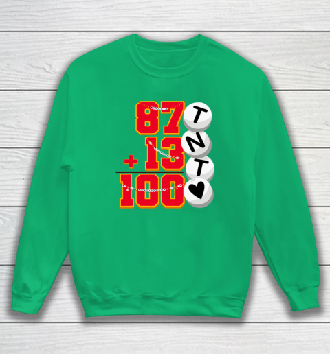 Cute 87  13 = 100 days of school Taylor 100th Day Of School Sweatshirt 4