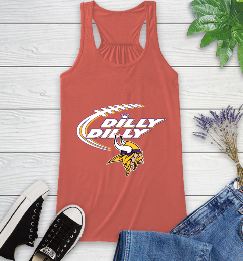 NFL Minnesota Vikings Dilly Dilly Football Sports Racerback Tank 4