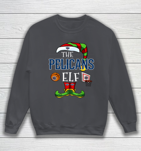 New Orleans Pelicans Christmas ELF Funny NBA Sweatshirt 4