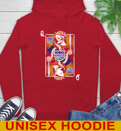NBA Basketball Sacramento Kings The Queen Of Hearts Card Shirt Hoodie 10