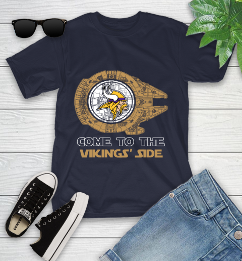NFL Come To The Minnesota Vikings Wars Football Sports Youth T-Shirt 2