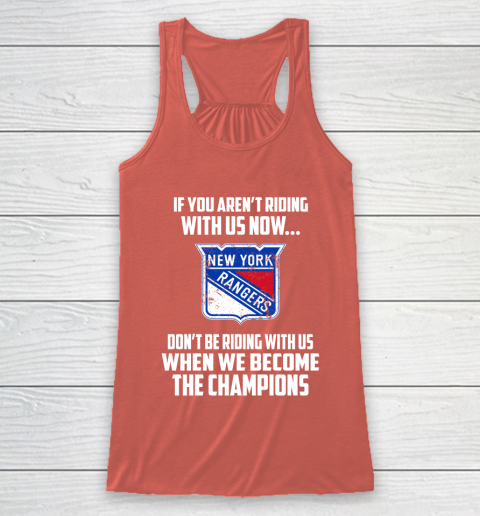 NHL New York Rangers Hockey We Become The Champions Racerback Tank 3