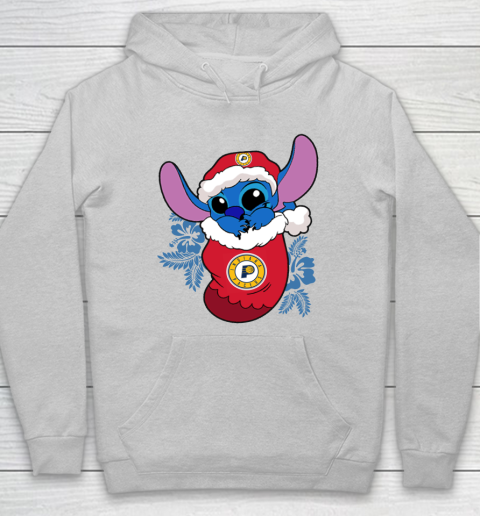 Indiana Pacers Christmas Stitch In The Sock Funny Disney NBA Hoodie 6