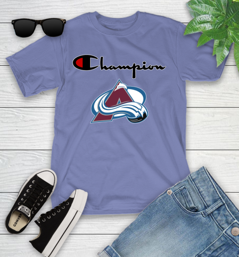 NHL Hockey Colorado Avalanche Champion Shirt Youth T-Shirt 12