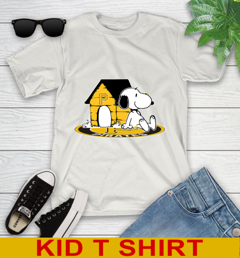 MLB Baseball Pittsburgh Pirates Snoopy The Peanuts Movie Shirt Youth T-Shirt 12