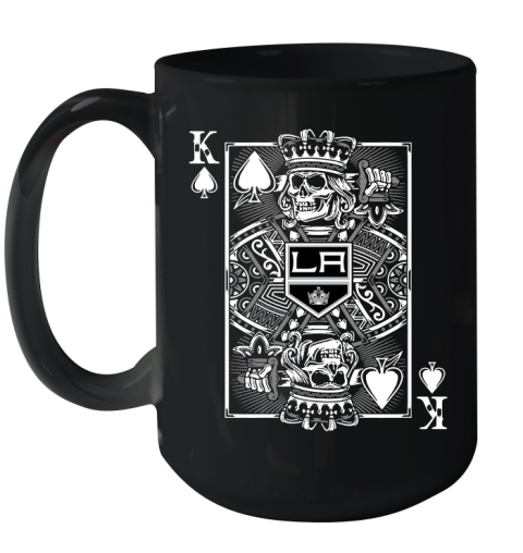 Los Angeles Kings NHL Hockey The King Of Spades Death Cards Shirt Ceramic Mug 15oz