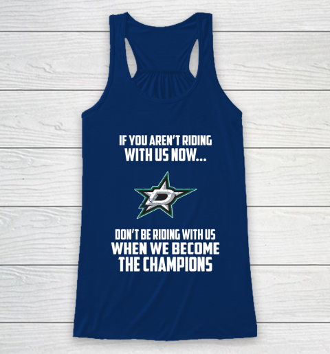 NHL Dallas Stars Hockey We Become The Champions Racerback Tank 6