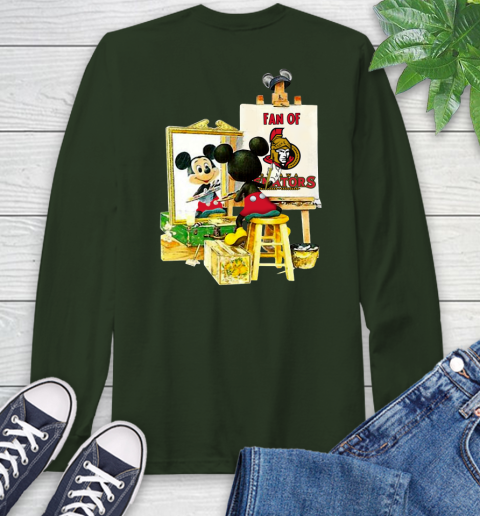 NHL Hockey Ottawa Senators Mickey Drawing Shirt 59