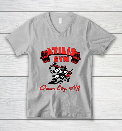 Atilis Gym Ocean City NJ V-Neck T-Shirt 2