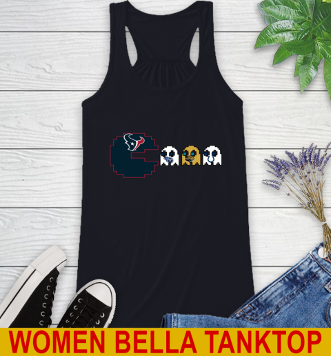 Houston Texans NFL Football Pac Man Champion Racerback Tank 10