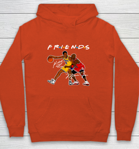 Michael Jordan And Kobe Bryant Friends Signatures Youth Hoodie 3