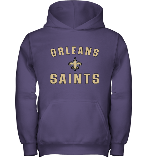 Orleans Saints NFL Pro Line By Fanatics Branded Gray Victory Youth Hoodie