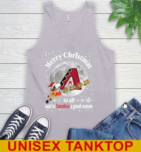 Arizona Diamondbacks Merry Christmas To All And To Diamondbacks A Good Season MLB Baseball Sports Tank Top 3