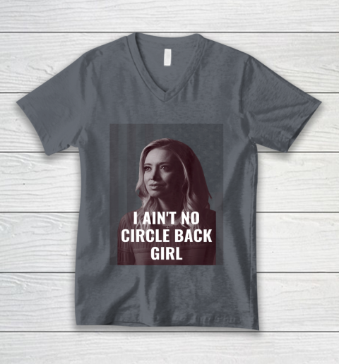 I Ain t No Circle Back Girl American Kayleigh McEnany V-Neck T-Shirt 4
