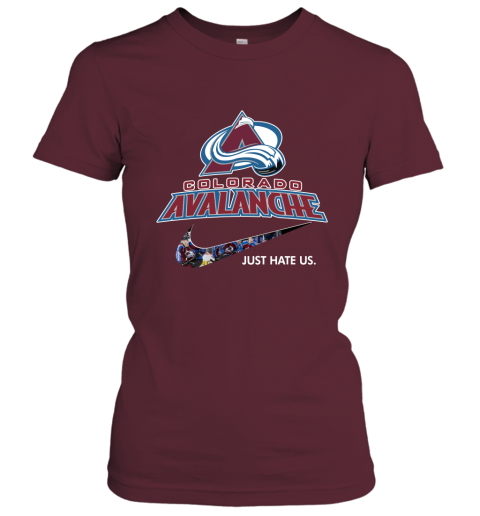 NHL Team Colorado Avalanche x Nike Just Hate Us Hockey Women's T-Shirt
