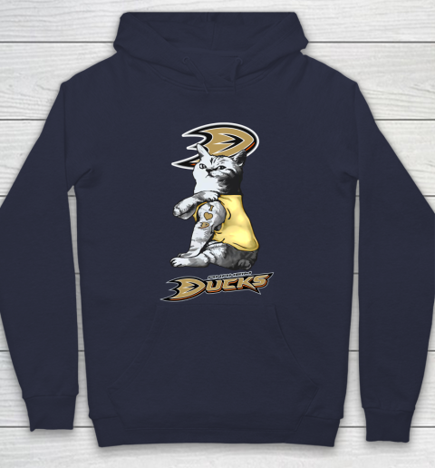 NHL My Cat Loves Anaheim Ducks Hockey Hoodie 2