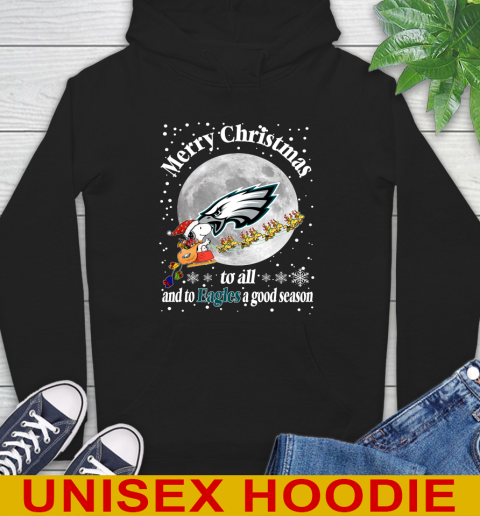 Philadelphia Eagles Merry Christmas To All And To Eagles A Good Season NFL Football Sports Hoodie